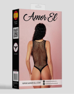 Сексуальное боди в крупную сетку