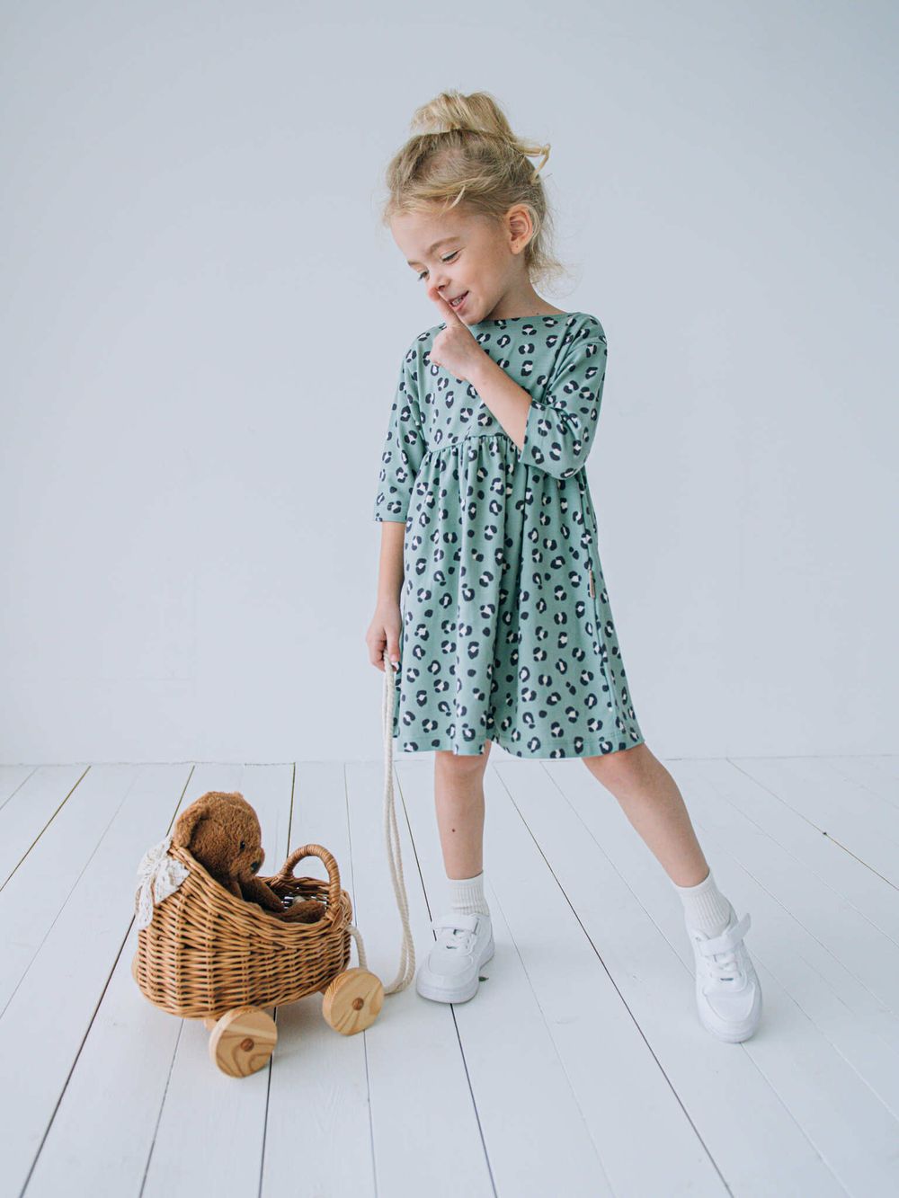 Платье "Лесной леопард"