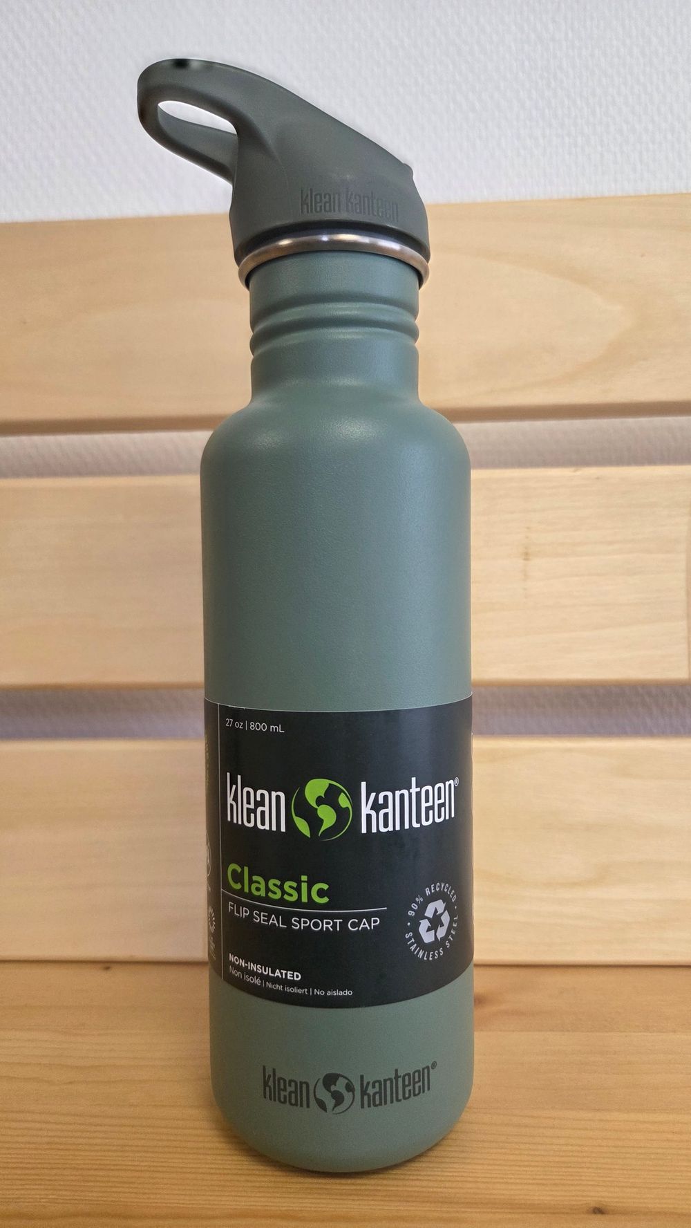 Бутылка Klean Kanteen Classic Flip Sport 27oz (800 мл) Sea Spray (небольшие потертости)