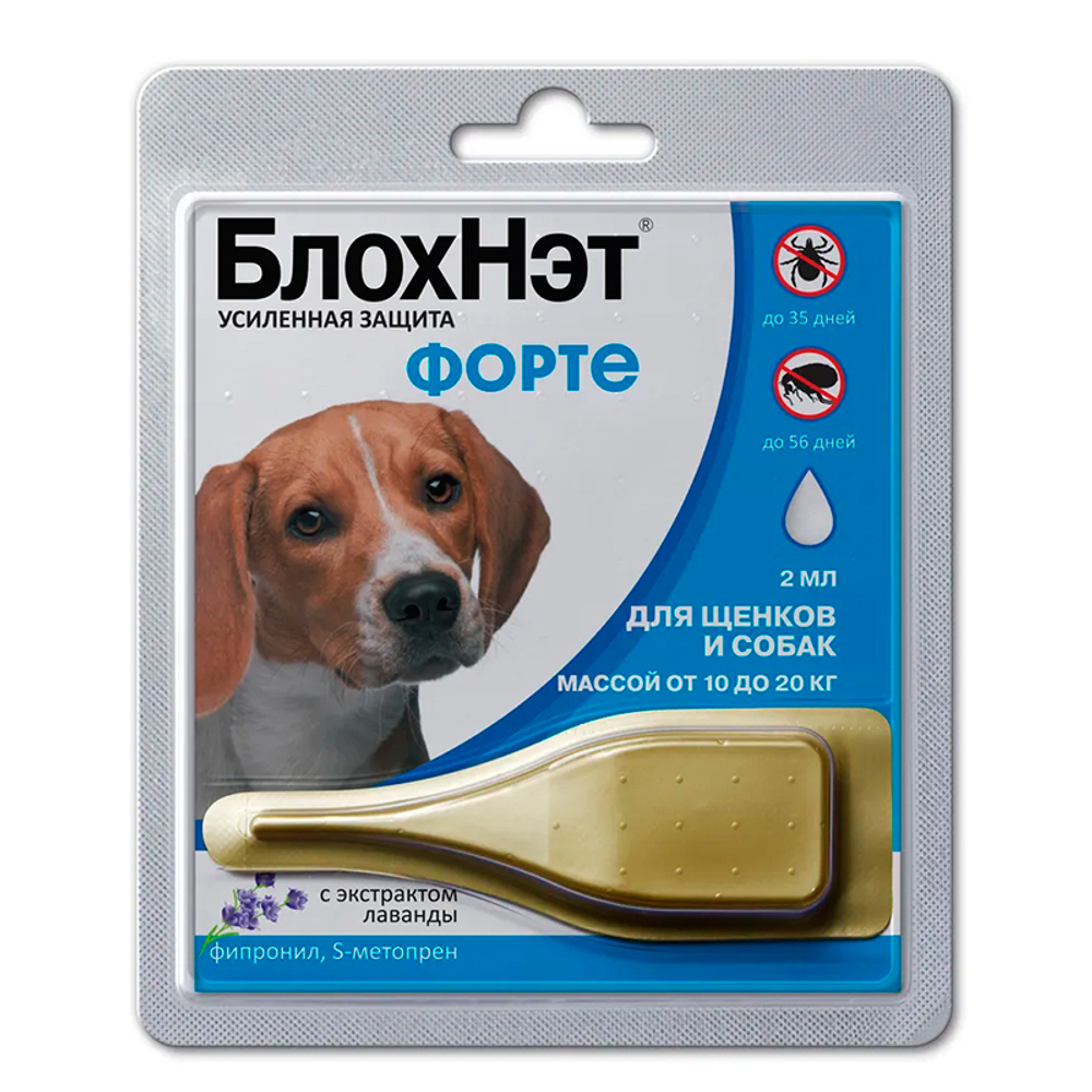 БлохНэт Форте для собак 10-20 кг (аналог фронтлайн комбо)