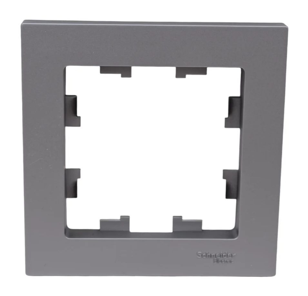 Рамка 1-я Schneider Electric Atlas Design алюминий