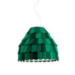 Pendant design lamp  Roofer F12 A01 by Benjamin Hubert (Green)
