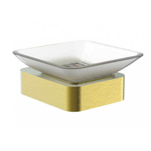 Мыльница с держателем WONZON & WOGHAND LOTTE, Брашированное золото (WW-8322-BG)