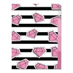 Папка-уголок А5 "Бриллианты" 3 отд.пласт. (Феникс+)