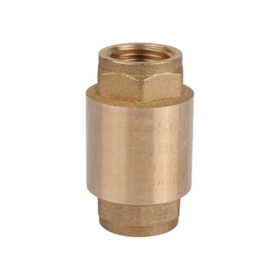 Клапан обратный STOUT - 1/2" (ВР/ВР, PN25, Tmax 100°C, затвор металлический)