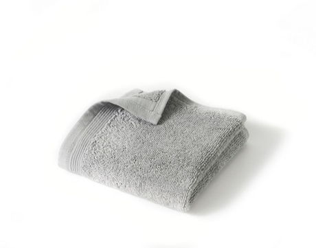 Полотенце UNI SILVER 30 х 30 серый, хлопок 600 гр/м 2 (набор 2 шт) Blanc des Vosges 30 x 30