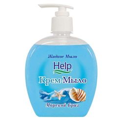 Мыло жидкое  "Хэлп" 500мл. Морской Бриз (12)
