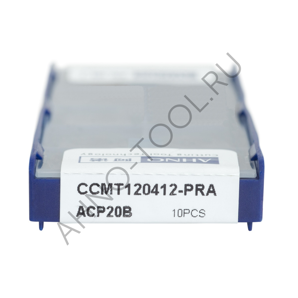 Пластина твердосплавная ISO CCMT120412-PRA ACP20B AHNO по стали, получистовая
