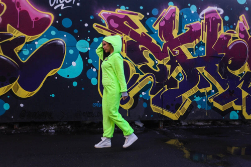 Комбинезон плюшевый женский