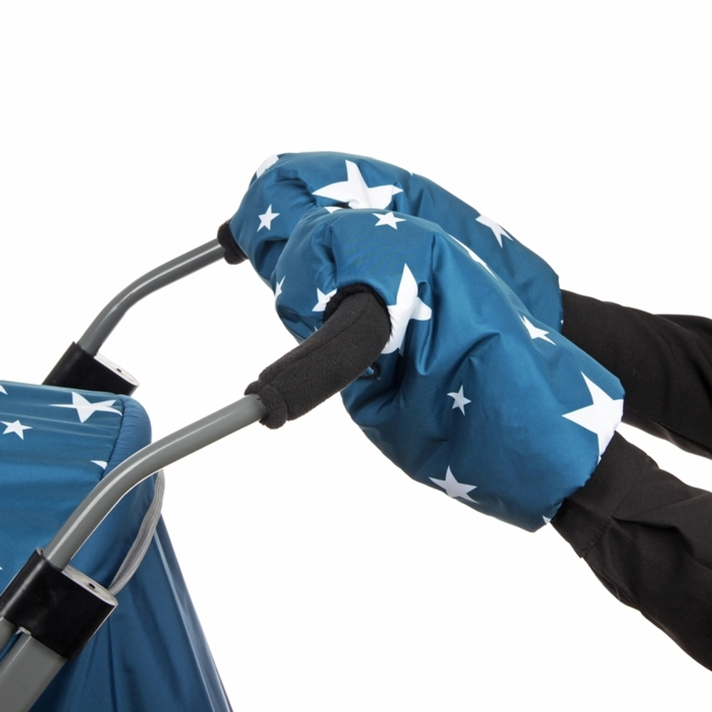 Санки-коляски Pikate "Звезды" Аквамарин