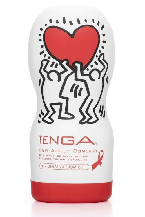 Мастурбатор Tenga Keith Haring Deep Throat – глубокий минет 15.5 см