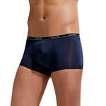 Мужские трусы-боксеры с тонкой брендированной резинкой Second Skin Trunk (Размер: M) (Цвет: белый)