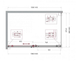 Душевой уголок BelBagno SOFT_CLOSE-2-AH-1 140х90 стекло прозрачное/профиль хром