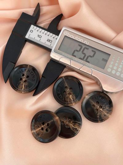 Пуговицы на прокол ВЛНТ коричневые