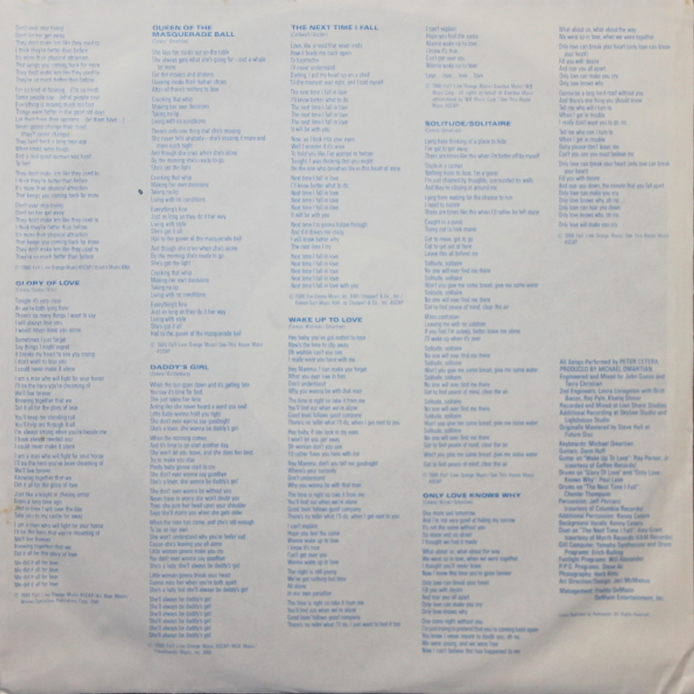 Peter Cetera / Solitude/Solitaire (LP)