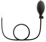 Черная расширяющаяся анальная пробка с вибрацией RC Inflatable Expander Plug with Vibration (Цвет: черный)