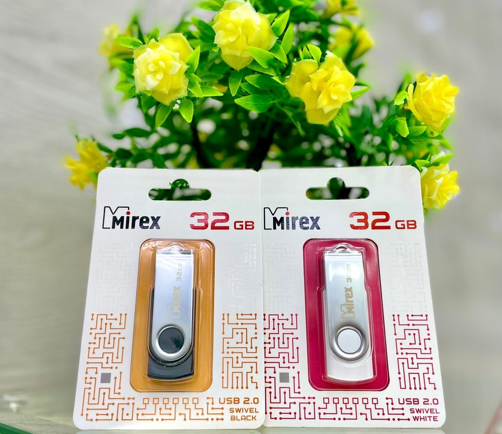 USB Флешка 32GB Mirex SWIVEL, USB 2.0, черная