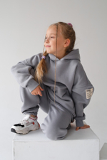 Худи утепленное INZIBE FOR TRAVEL KIDS, грей