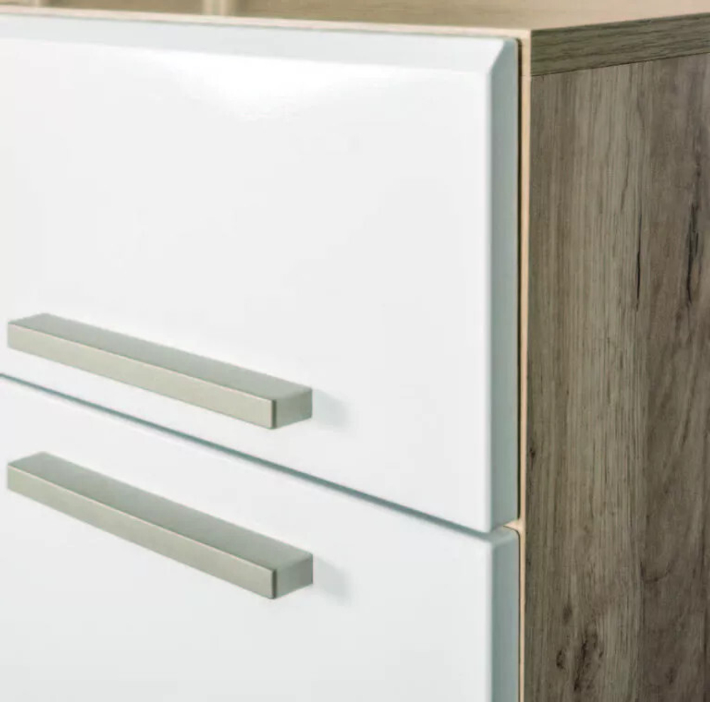 Прихожая Лайн Дуб серый/Белый глянец