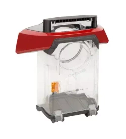 Бытовой пылесос Miele Blizzard CX1 EcoLine SKRP3, серебристый, красный