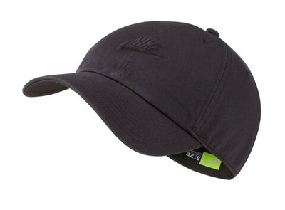 Кепка теннисная Nike Sportswear Heritage86 Futura Washed - black/black/black