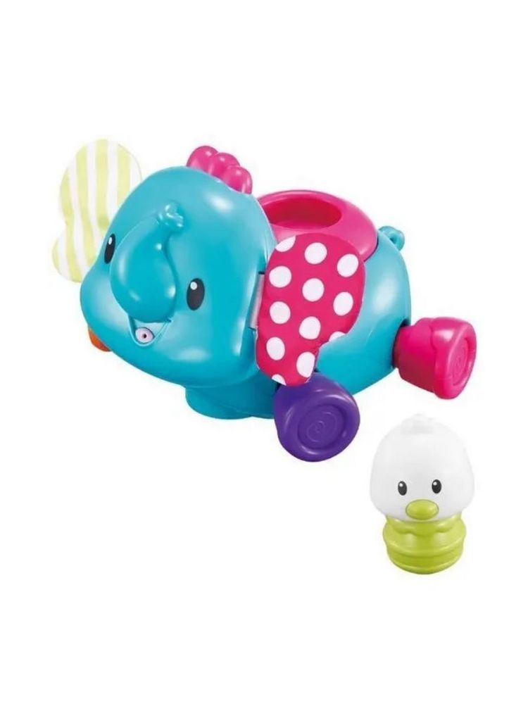 Интерактивная игрушка Слоник с птичкой