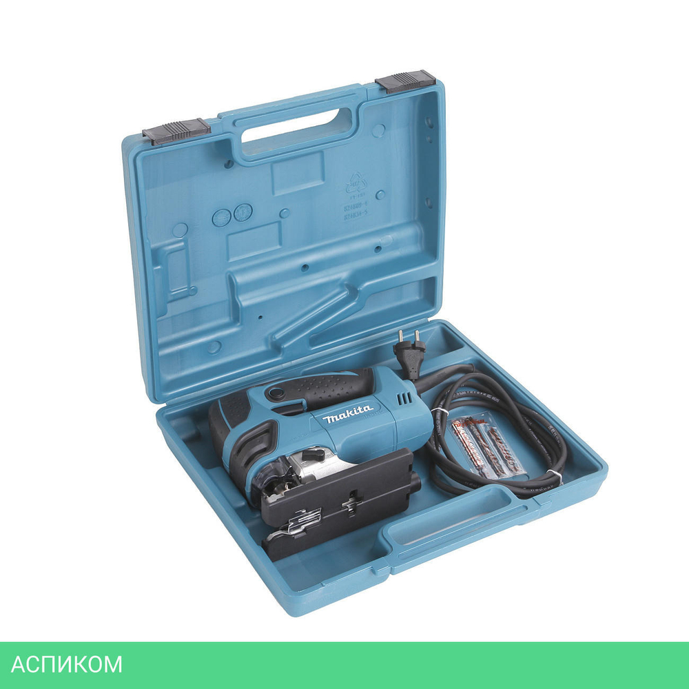 Электролобзик Makita 4350FCT в чемодане + пилки