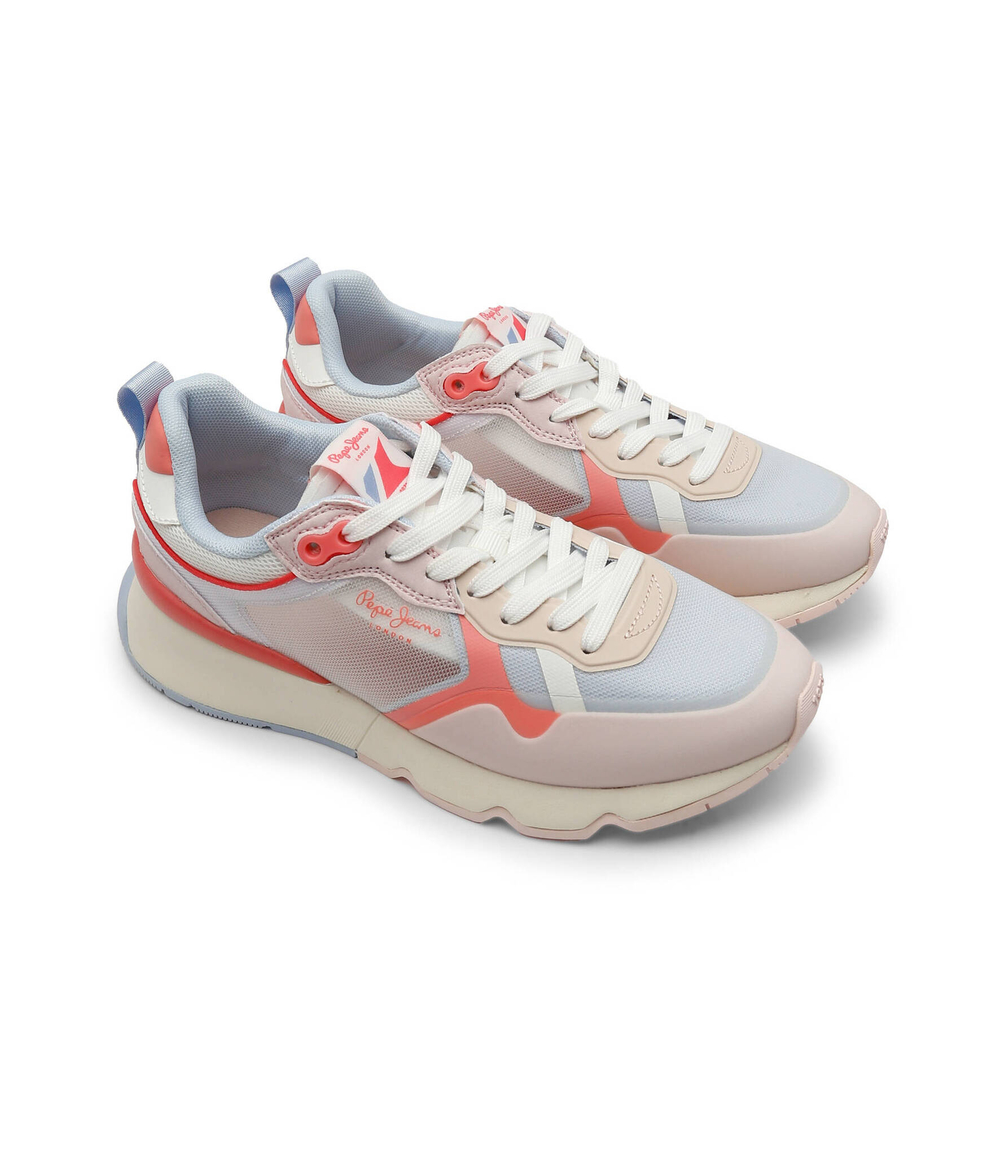 Кроссовки BRIT PRO BRIGHT W Pepe Jeans London - пудро-розовый(PLS31457)