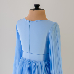 голубое платье для танцев