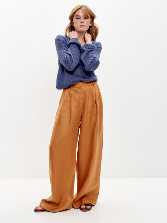 Льняные брюки