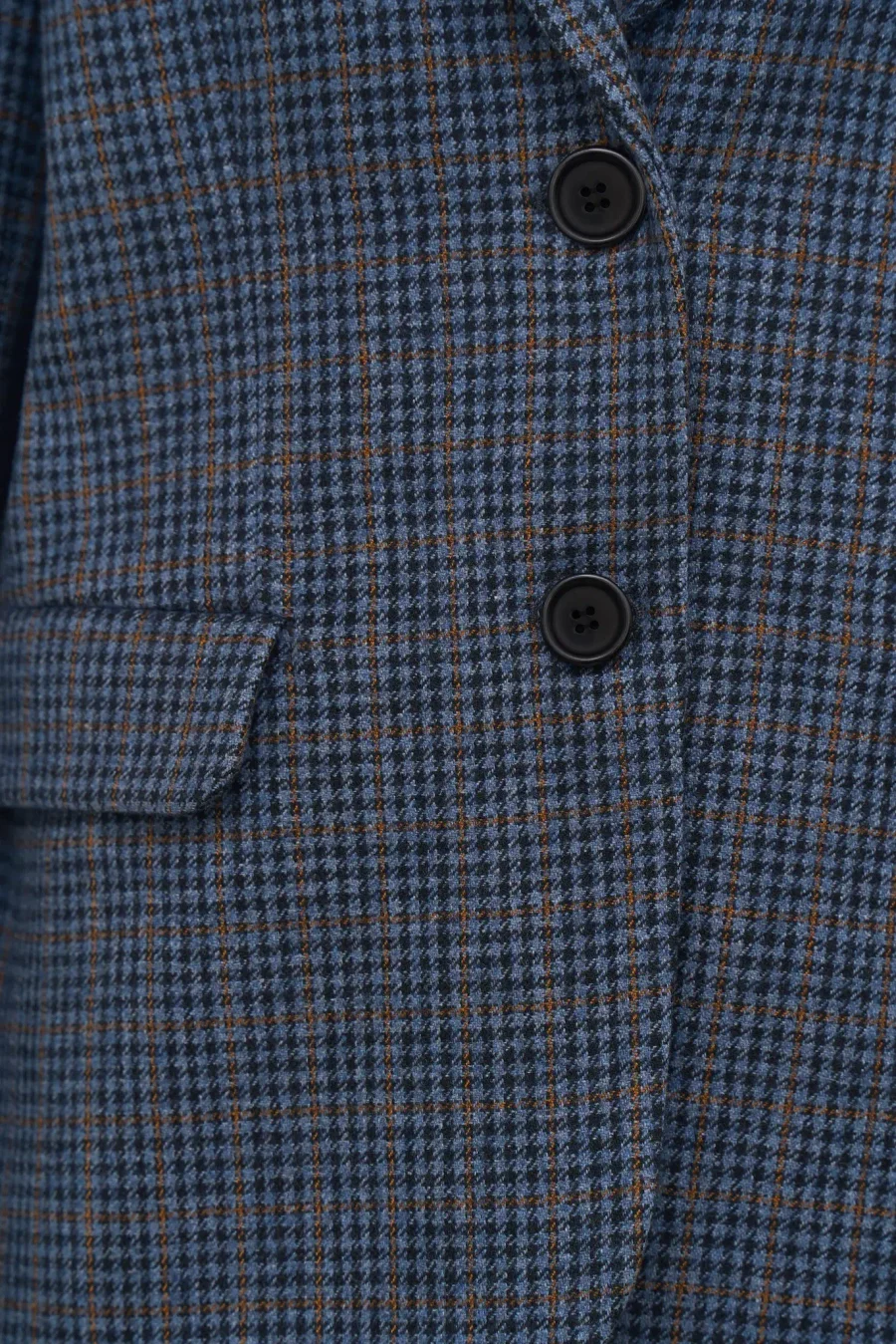 Жакет в клетку, Синий