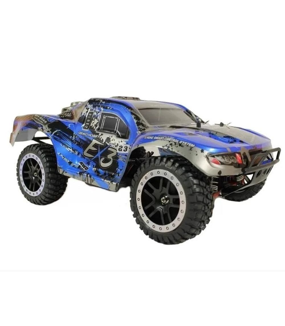 Радиоуправляемый шорт-корс Remo Hobby EX3 UPGRADE (синий) 4WD 2.4G 1/10 RTR