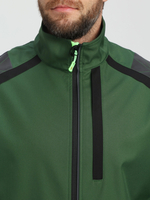 Куртка ProfLineLeader (тк.Софтшел), хаки/черный