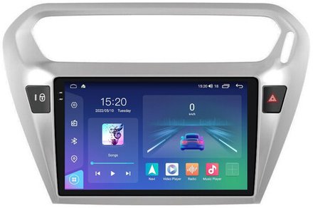 Магнитола для Peugeot 301 / Citroen C-Elysee - Parafar PF991U2K на Android 13, QLED+2K, ТОП процессор, 8Гб+128Гб, CarPlay, 4G SIM-слот