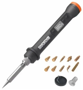 Аккумуляторный выжигатель-паяльник WORX 20В, без АКБ и ЗУ WX744.9