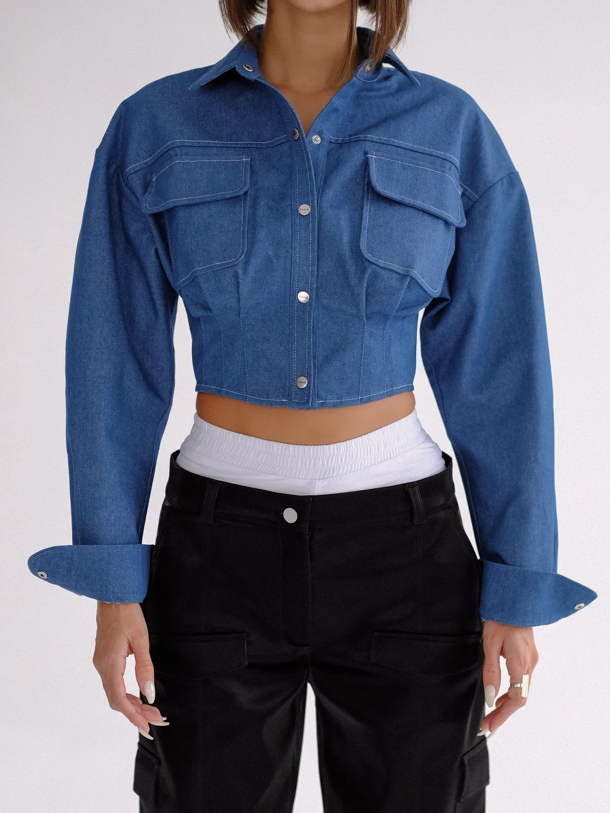 Укороченная рубашка-корсет Gigi