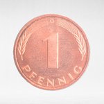Germany, 1 Pfennig, 2000, (Karlsruhe Mint - "G"), XF