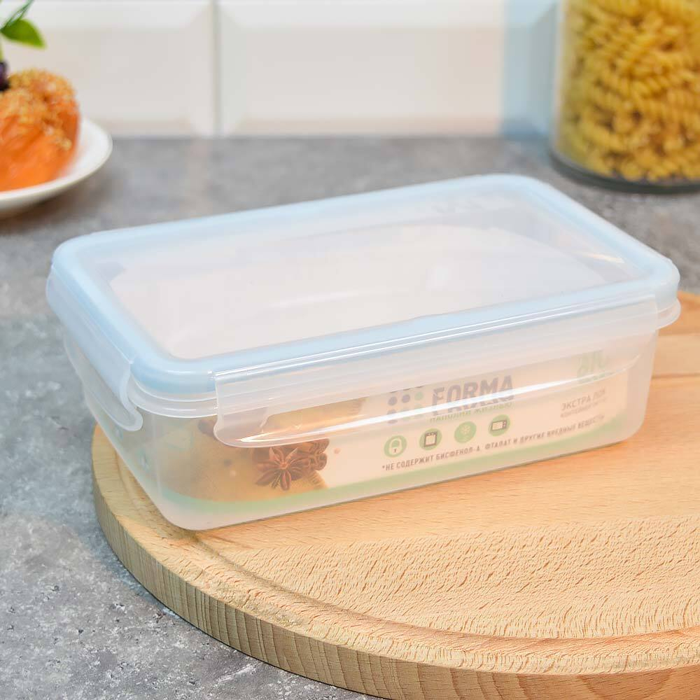 Контейнер 1л "Экстра лок", голубой