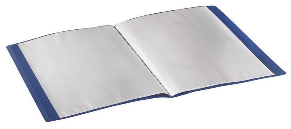 Папка с 20 вкладышами 0,5мм синяя (STAFF)