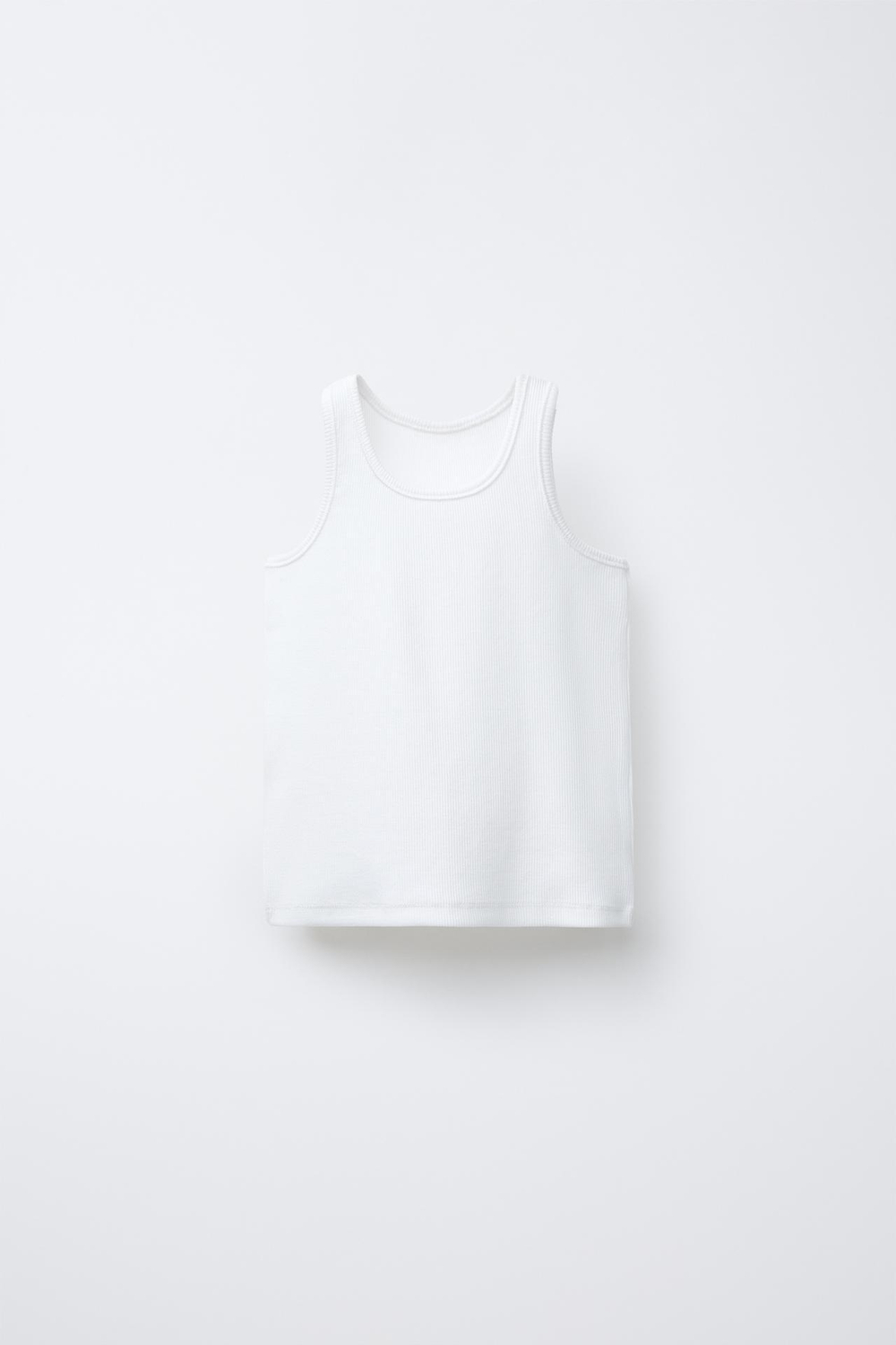 ZARA НАБОР ИЗ 3 ОДНОТОННЫХ ТОПОВ В РУБЧИК, РОЗОВЫЙ/ЛИЛОВЫЙ