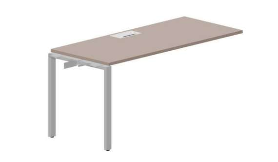 стол Strike 1580х680х750мм (металлический аутлет) - приставной элемент