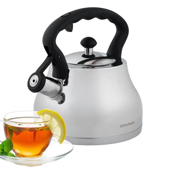 Чайник 2,7 л. из нержавеющей стали со свистком Ofenbach NB 100313WH