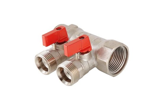 Коллектор 2 вых.3/4х16ц с отсекающими кранами