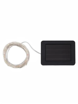 Гирлянда роса уличная СТАРТ для сада на солнечной батарее RGB