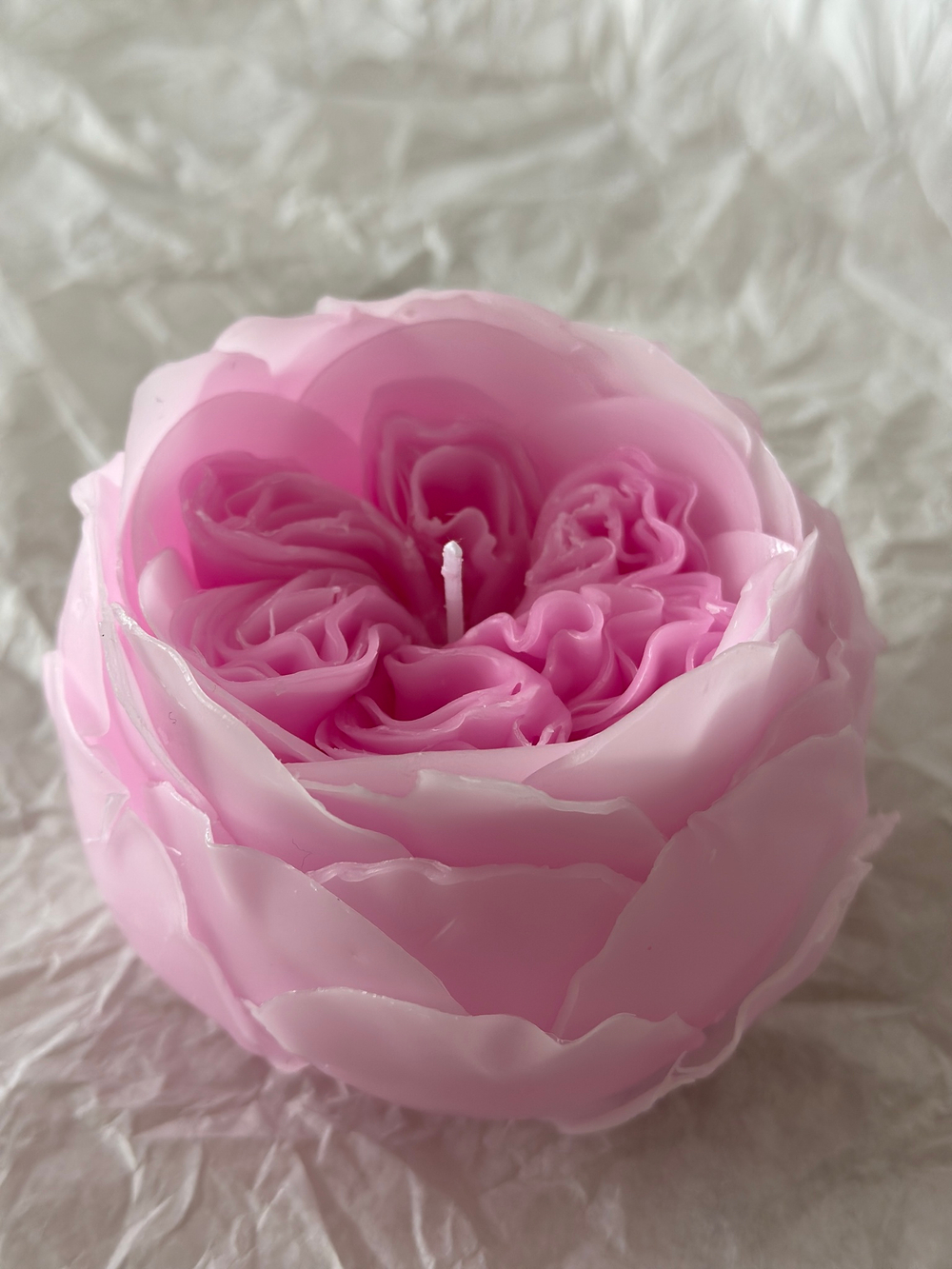 Свеча цветок Роза Джульетта