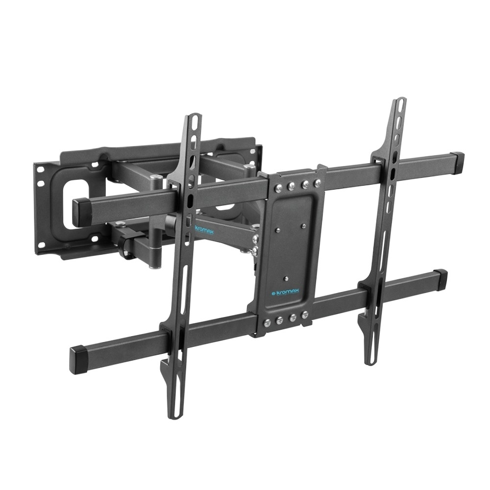 Кронштейн Kromax CORBEL-8 grey titan (32"-75"; Максимальная нагрузка: 55 кг; VESA: 200x200, 200х300, 200х400, 300х200, 300х300, 300х400, 400х200, 400х300, 400х400, 600х400 мм; Наклон: +5°-12°Поворот: ±90)