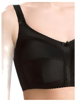 Бюстгальтер ортопедический для фиксации экзопротезов молочной железы 90G черный