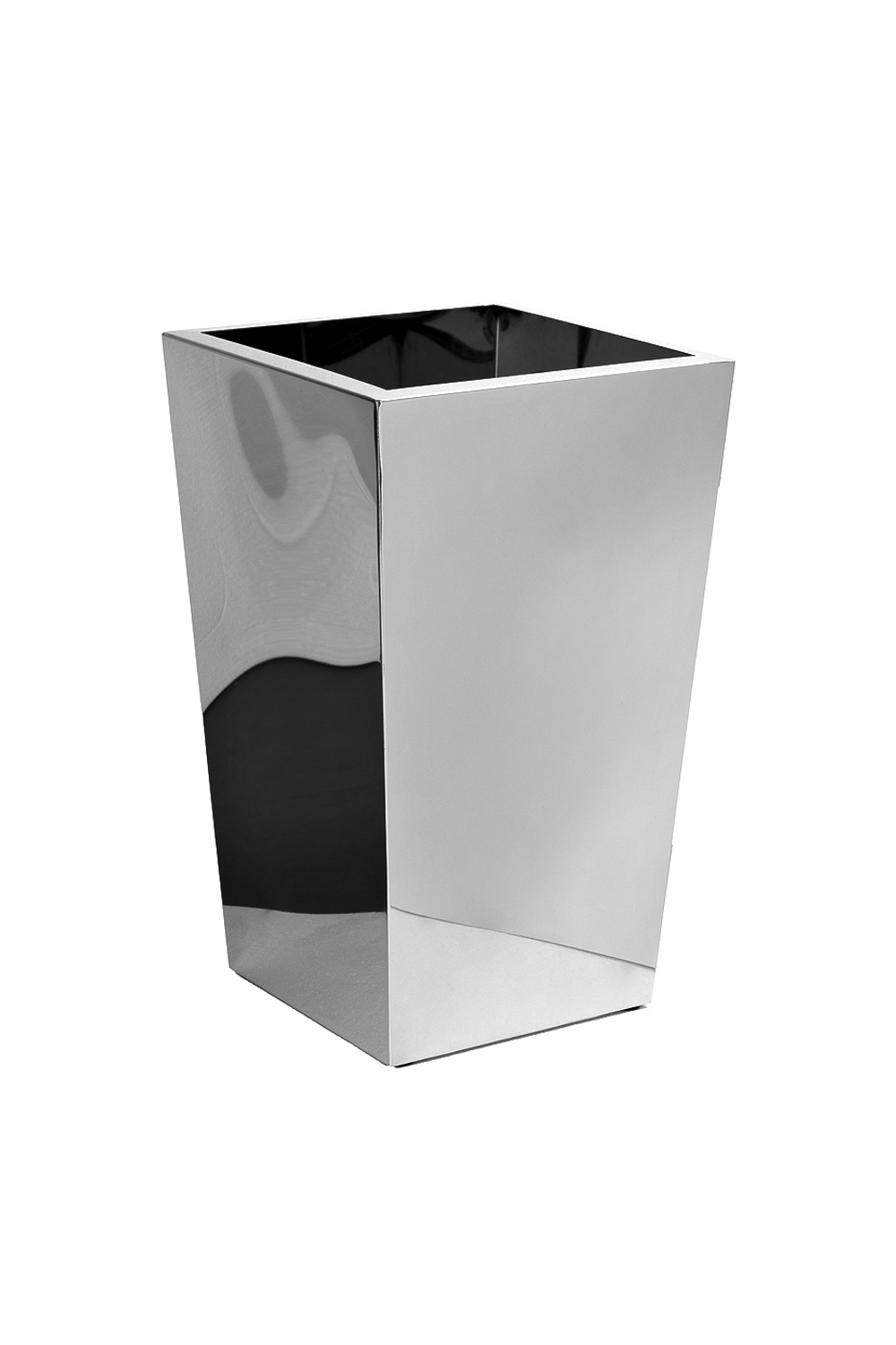 Кашпо для цветов напольное 35x57см Garda Decor полированная сталь