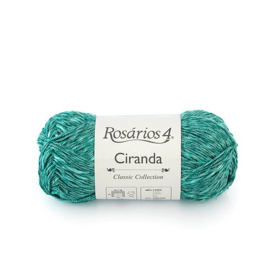 Пряжа ROSARIOS 4 Ciranda (48% лён, 24% хлопок, 24% вискоза, 4% полиэстер)