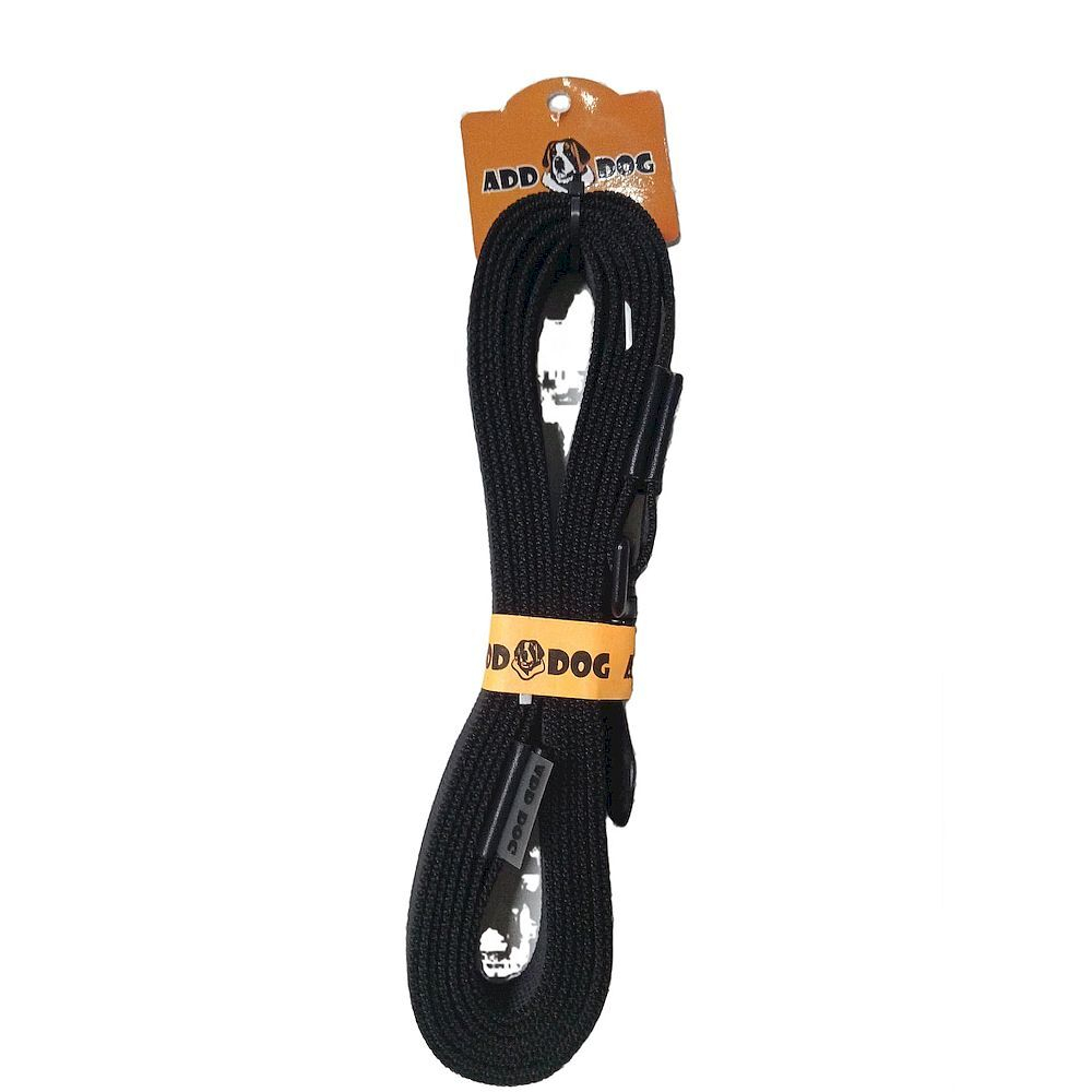 Поводок прорезиненный 20мм*3,0м, ЧЕРНЫЙ, сплав ЧЕРНЫЙ КАРАБИН